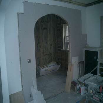 Moving of walls, restructuring floor, re design